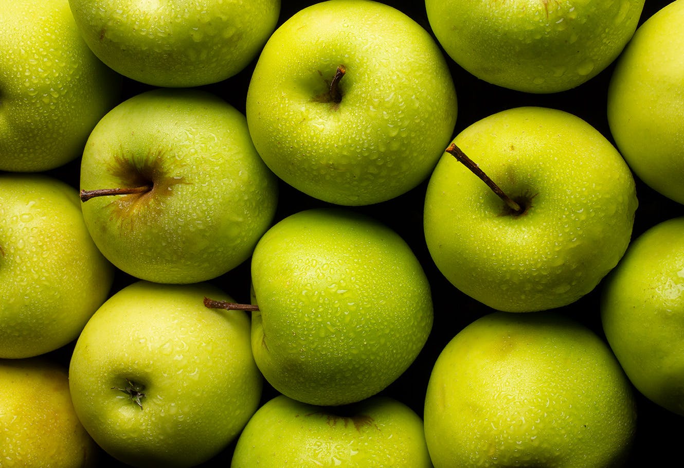 Green apples.