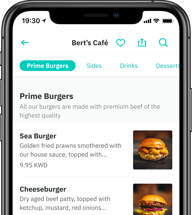 Phone app screenshot