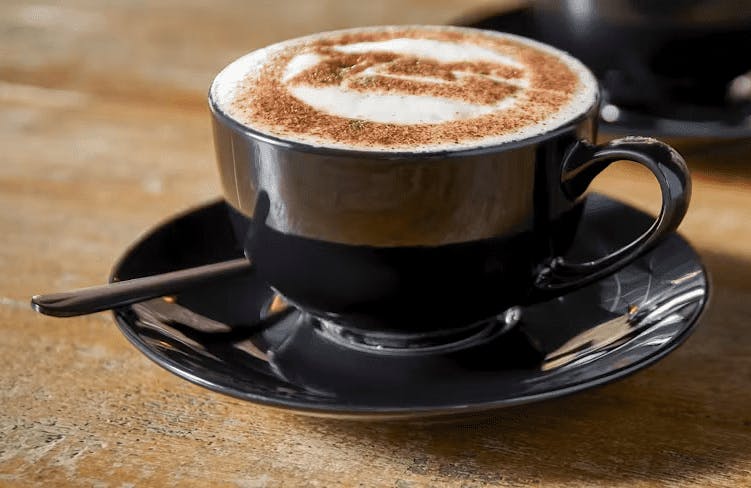Coffee with TeamSport dusting